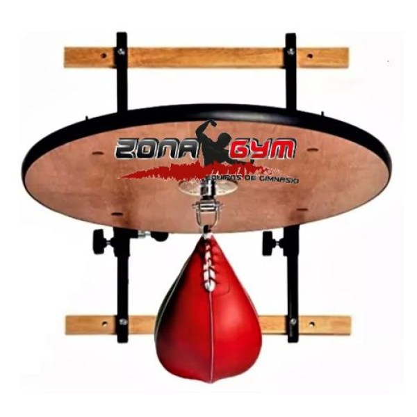 SOPORTE Y PERA DE CUERO PARA BOXEO